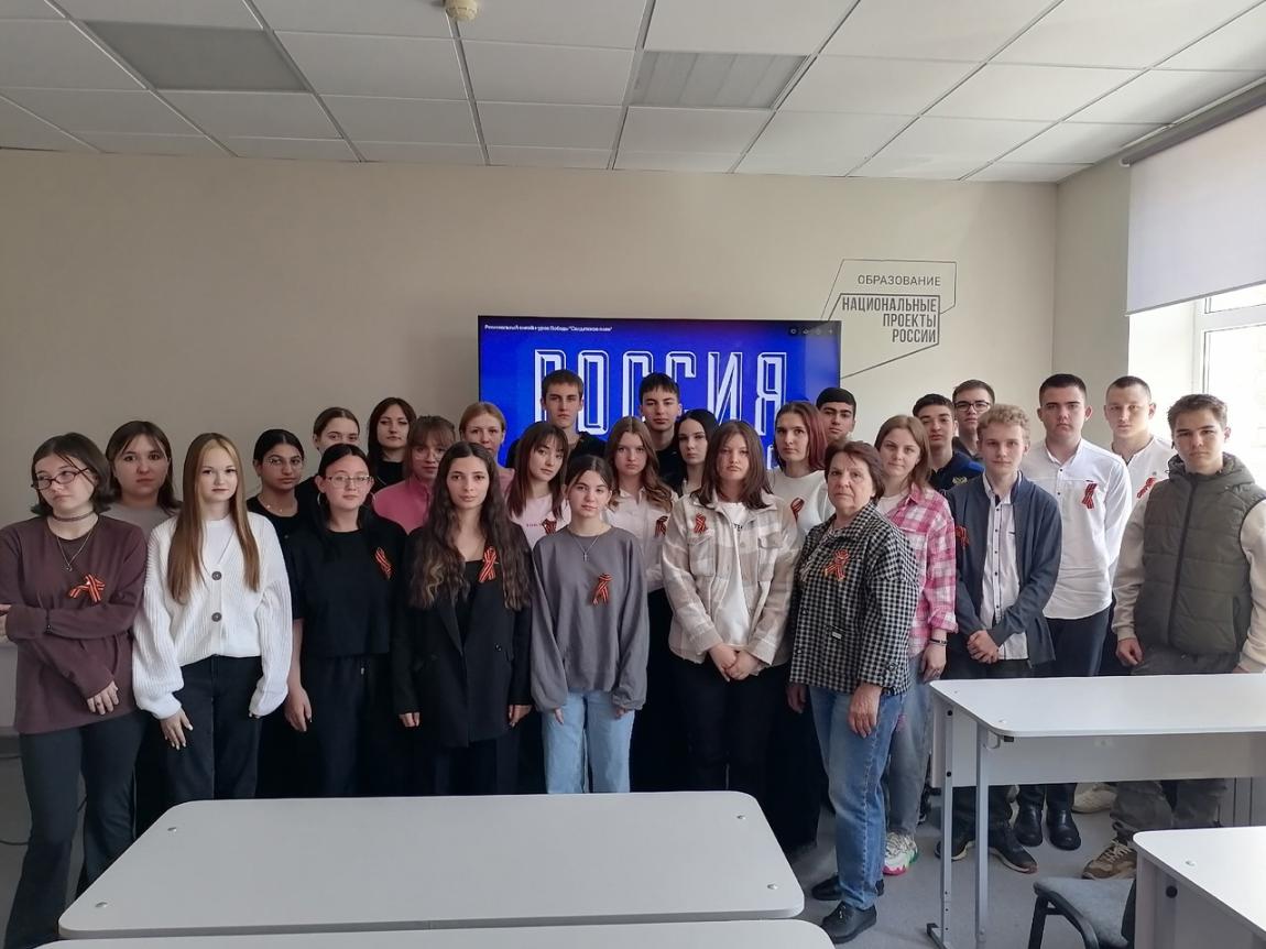 В волгоградском Историческом парке «Россия – Моя история» прошёл онлайн-урок «Солдатское поле»
